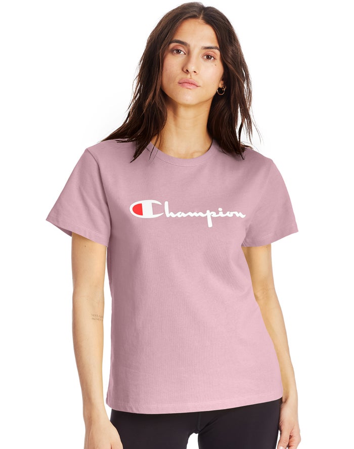 Camiseta Champion Mujer - Heritage ( Beige ) 0897624-AF